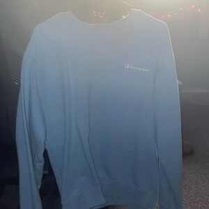 Sky blue champion crew neck